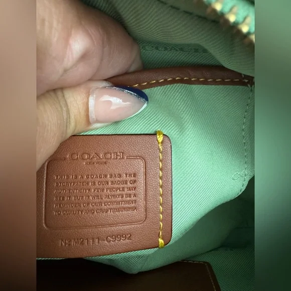 Coach pistachio Green and Pink Women's Bag and wallet Set - Picture 13 of 13